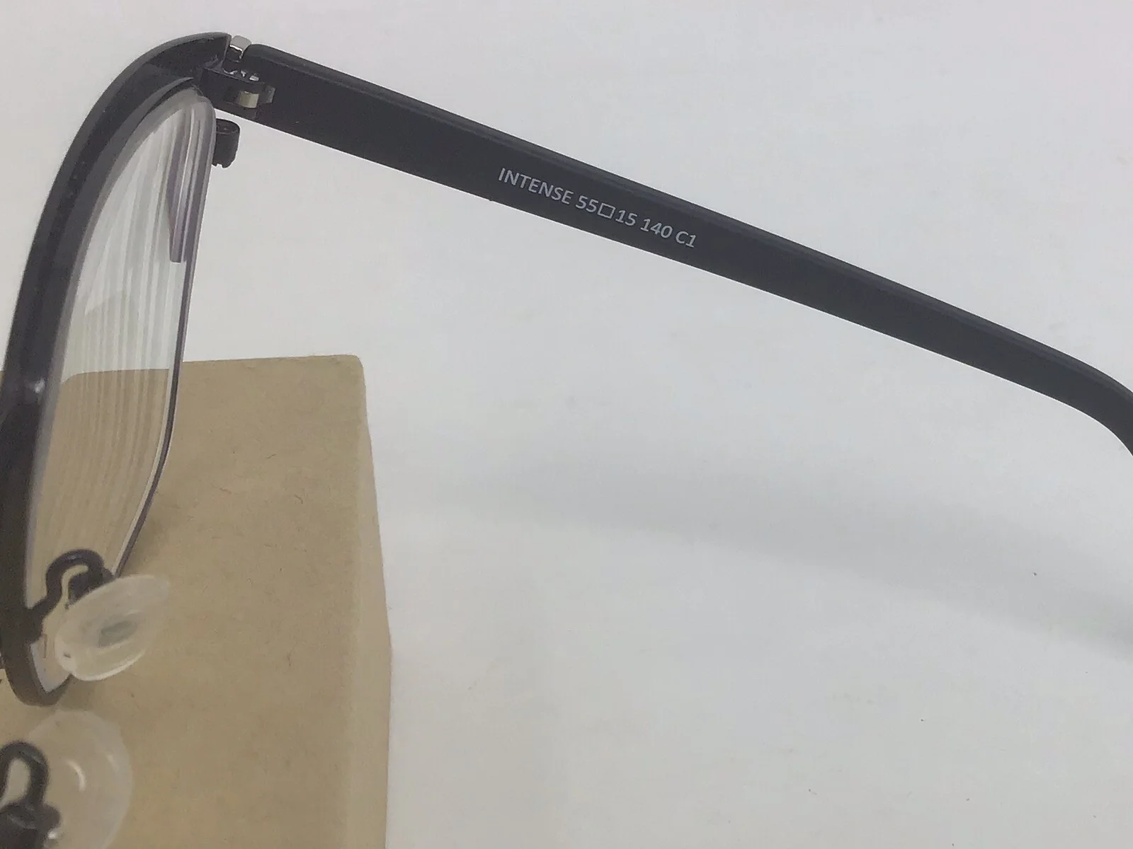 Eyebuydirect Intense 55-15-140 C1 Matte Black Metal Eyeglasses FRAMES ONLY A33 2