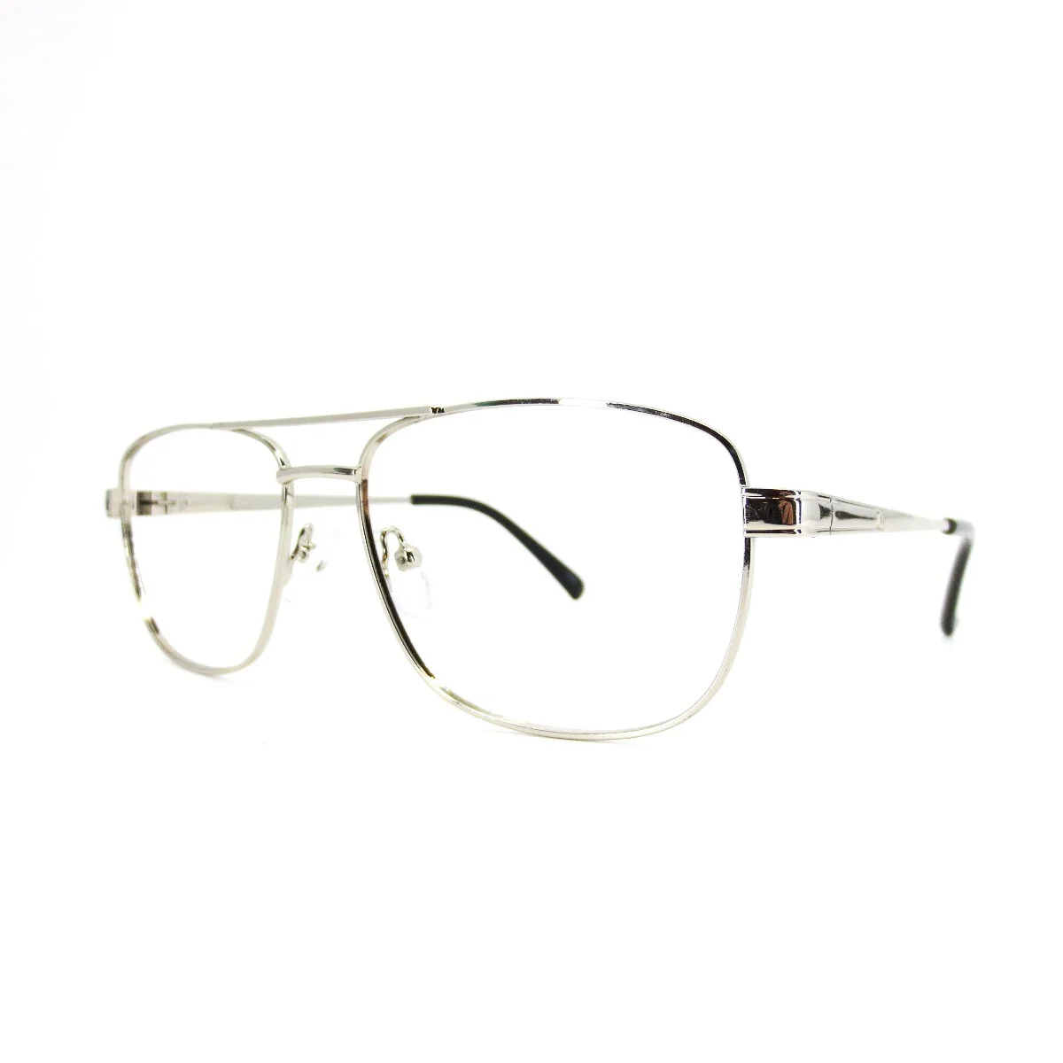 MM 5104 SI Eyeglasses Silver aviator Frames 55-15-140