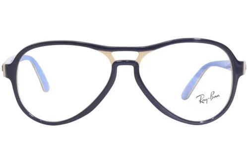 New Ray-Ban RB 4355V Vagabond 8134 Blue Light Brown 55/15/140 Unisex Eyeglasses 2