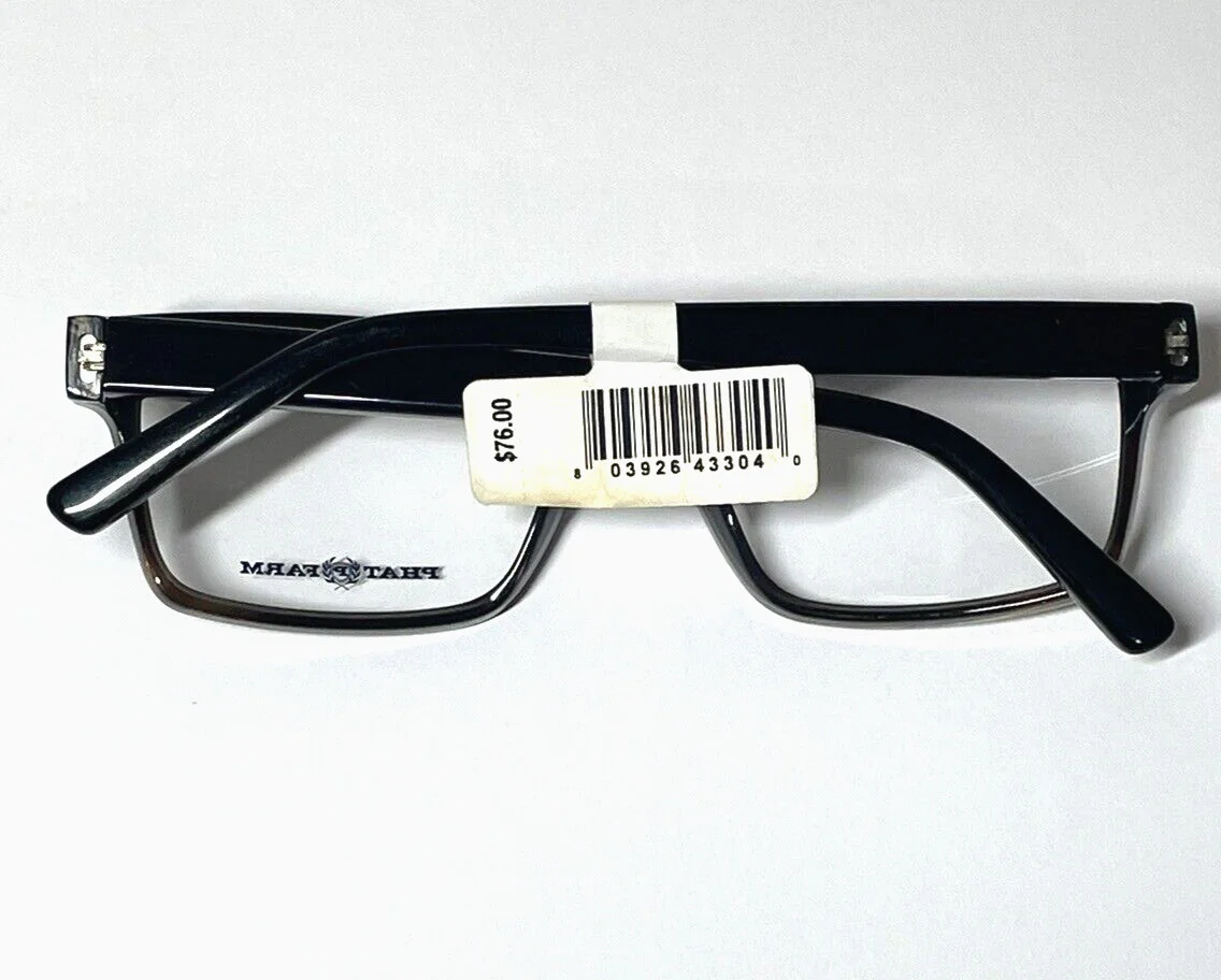 PHAT FARM 701 BLKGT BLACK HORN AUTHENTIC RX EYEGLASSES 55-15-140 MM 2